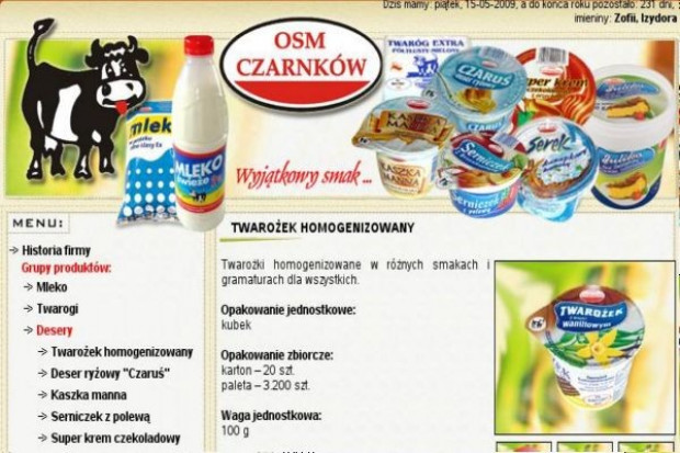 Prezes OSM Czarnków: Eksport mleka w proszku nie pokrywa kosztów