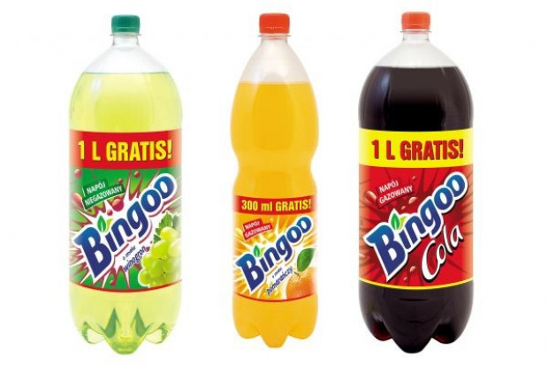 Nowy image napojów Bingoo
