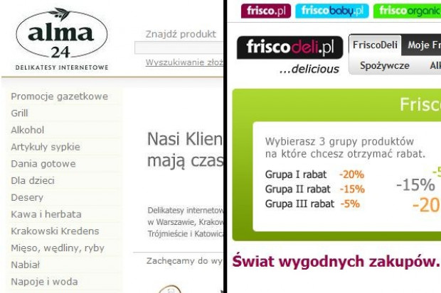 Będzie wojna o pierwsze miejsce wśród internetowych delikatesów