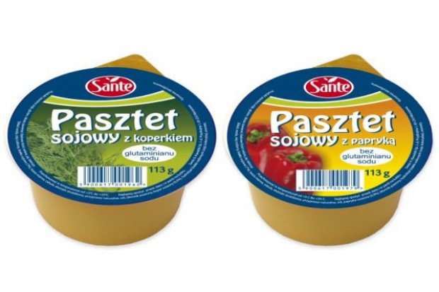 Paszetty sojowe Sante bez glutaminianu sodu zastąpią linię SojVita