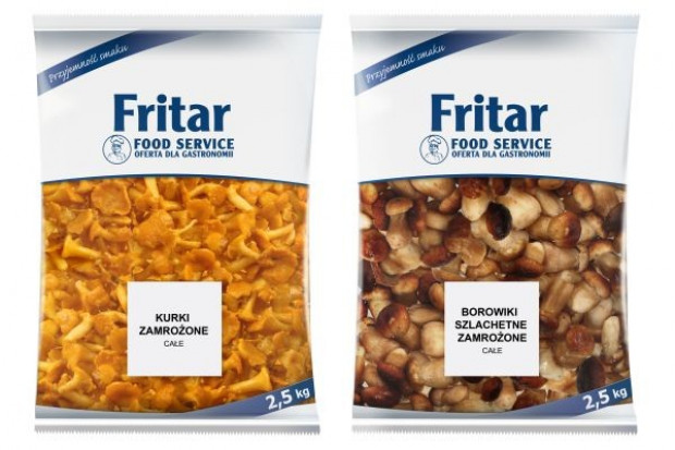 Fritar wprowadza mrożone grzyby