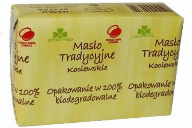Pierwsze na świecie masło w opakowaniu 100 proc. biodegradowalnym