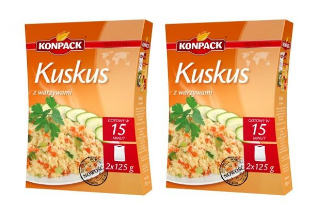 Nowość od firmy Konpack - Kuskus z warzywami