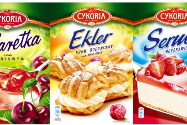 Galaretki, ciasta i kremy w nowej ofercie Cykorii