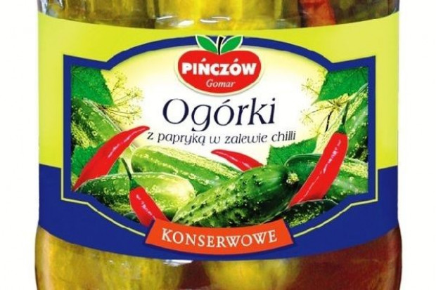 Ogórki konserwowe od firmy Gomar Pińczów