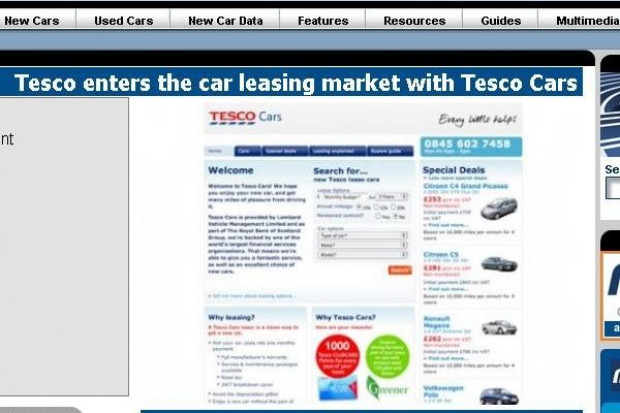 Tesco będzie sprzedawać używane samochody przez stronę tescocars.com W kwietniu Tesco ruszy ze sprzedażą używanych samochodów