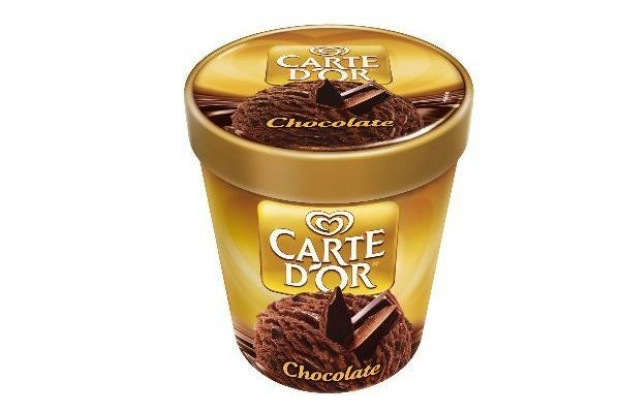 Lody Carte d'Or w opakowaniach dla singli