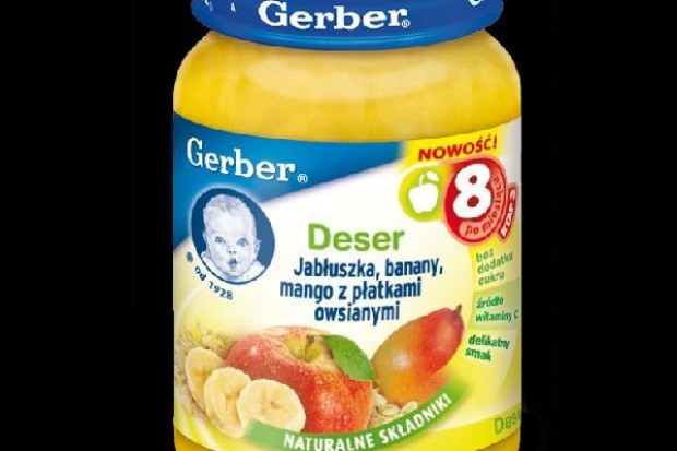 Nowe obiadki i desery dla dzieci w ofercie Gerbera