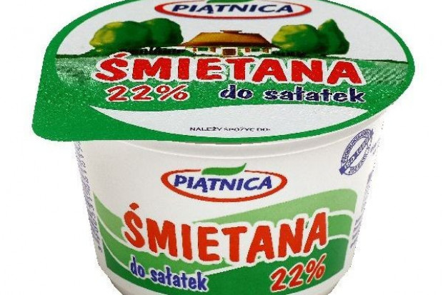 Śmietana Piątnicy do sałatek w nowym kubeczku