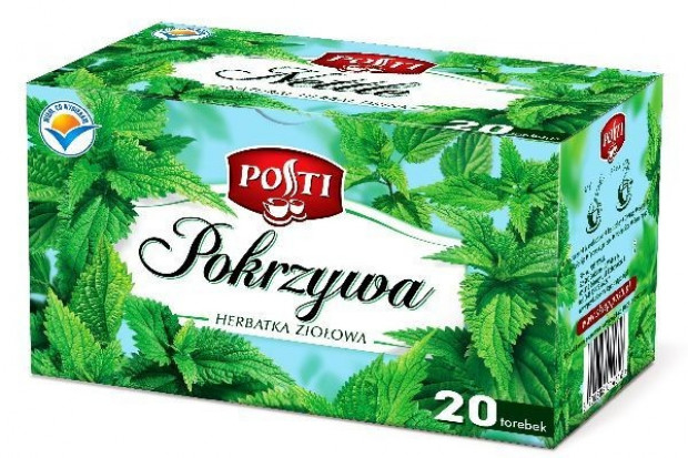 Herbatka ziołowa z pokrzywy w ofercie Posti