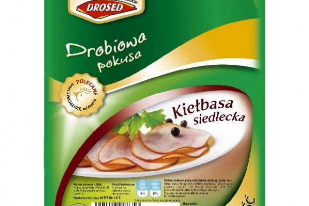 Nowe wędliny w opakowaniach od Drosed