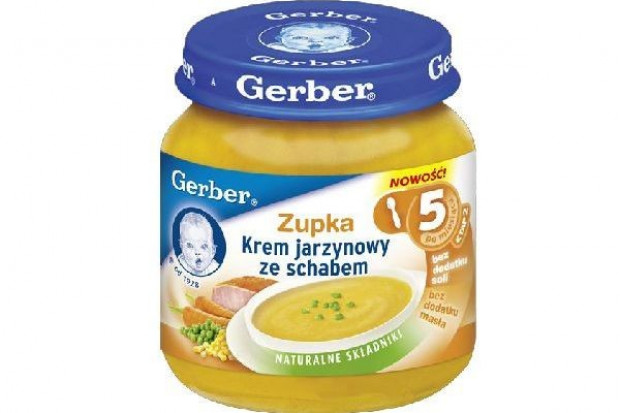 Gerber wprowadza nowe obiadki i zupki ze schabem i wołowiną