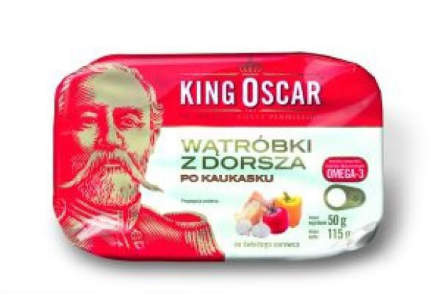 Wątróbki z dorsza po kaukasku marki King Oscar