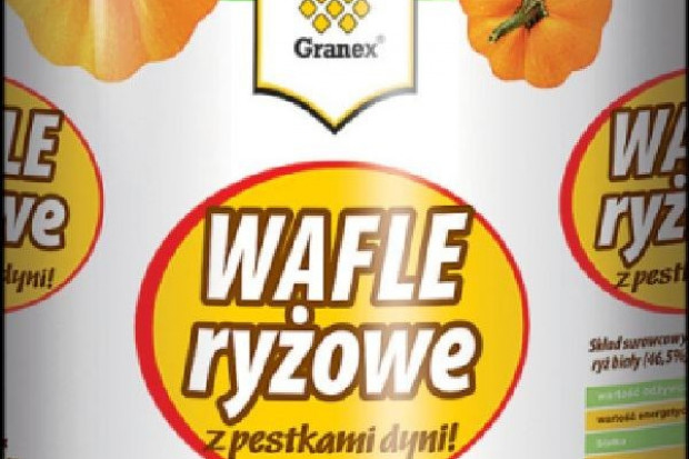 Wafle ryżowe z pestkami dyni
