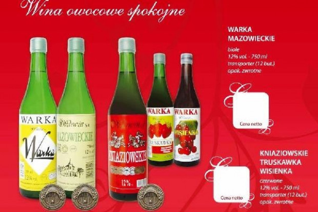 Fot. warwin.com.pl Tanie wina owocowe znikną z rynku