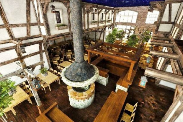 Wizualizacja restauracji Sarmatia W Chinach ruszy pierwsza polska restauracja Sarmatia