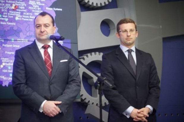 Na fot. (od lewej) Henryk Kania i Paweł Sobków (fot. Paweł Pawłowski, zelaznastudio.pl) Obligacje ZPM Henryk Kania zadebiutowały na Catalyst