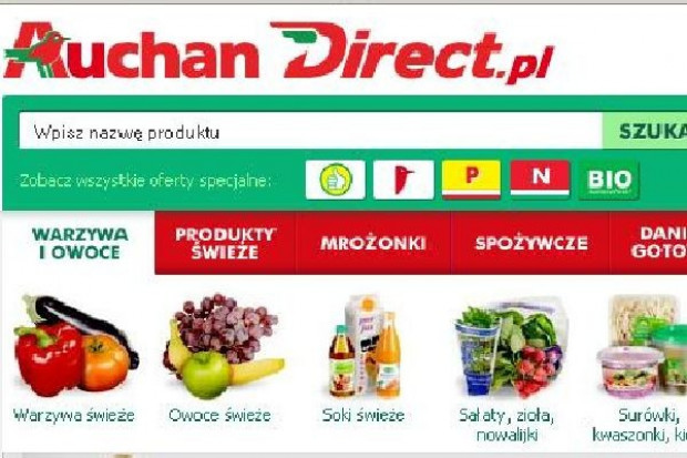 AuchanDirect.pl Polacy coraz częściej kupują żywność w sieci zamiast iść do sklepu