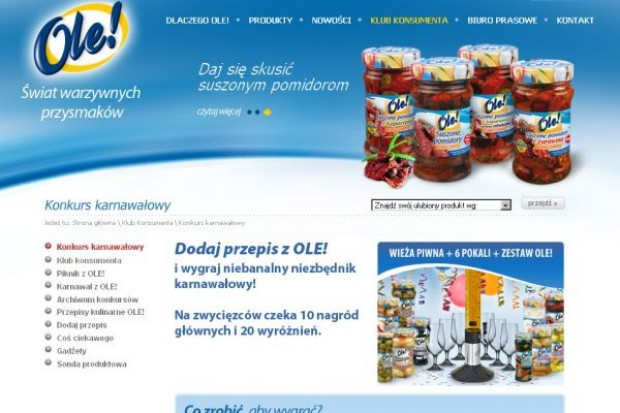 Rusza karnawał OLE! firmy Okechamp Okechamp rusza z karnawałowym konkursem dla konsumentów