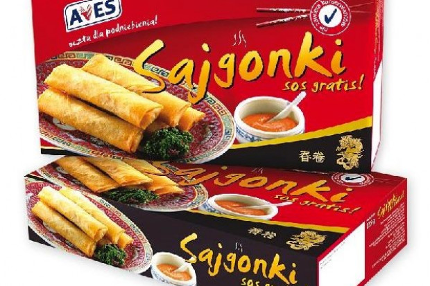 Sajgonki z farszem warzywnym z dodatkiem wieprzowiny