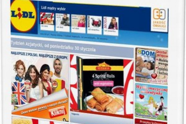 www.lidl.pl Strona sieci Lidl częściej odwiedzana niż Biedronki, Tesco, czy Carrefoura