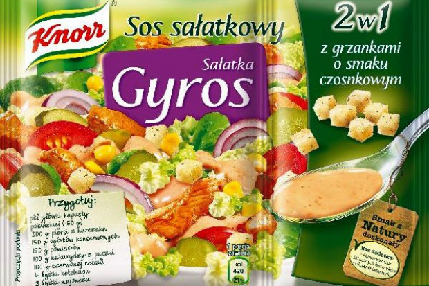 Sałatka Gyros 2w1 od Knorr