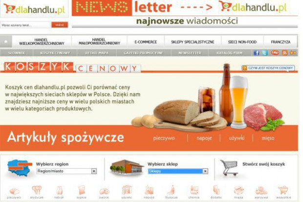 Koszyk 50 produktów potaniał w niektórych sklepach nawet o kilkanaście złotych Koszyk cenowy: Hipermarkety zdecydowały się na obniżki