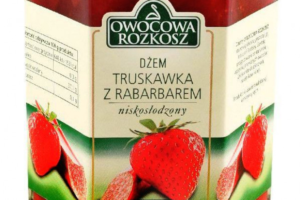 Truskawkowo-rabarbarowy dżem Owocowa Rozkosz