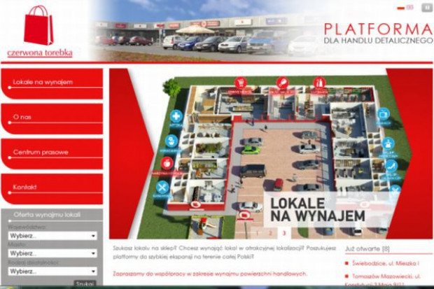 Firma Czerwona Torebka otworzyła dotąd osiem pasaży handlowych typu strip mall, w budowie jest kolejnych 75 Rośnie zapotrzebowanie na małe obiekty handlowe