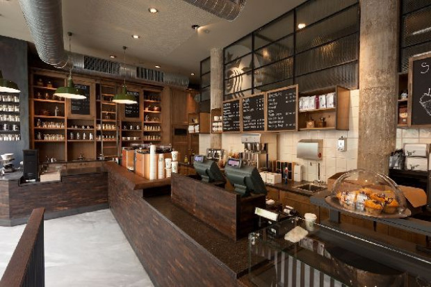 Kawiarnia Starbucks Reserve we Wrocławiu; Fot. materiały prasowe AmRest Coffee otwiera pierwszą kawiarnię Starbucks Reserve w Polsce