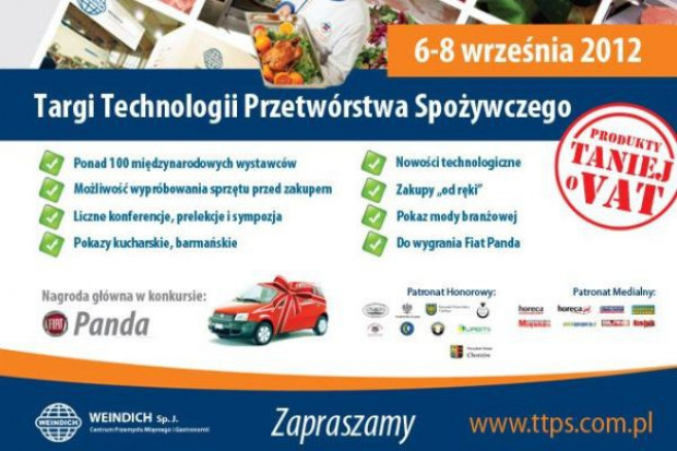 TARGI TECHNOLOGII PRZETWÓRSTWA SPOŻYWCZEGO w Chorzowie Międzynarodowe Targi Technologii Przetwórstwa Spożywczego