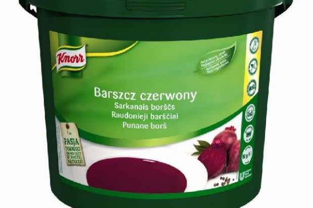 Nowa receptura barszczu Knorr dla gastronomów