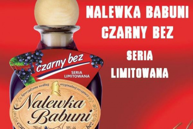 Nalewka Babuni o smaku czarnego bzu