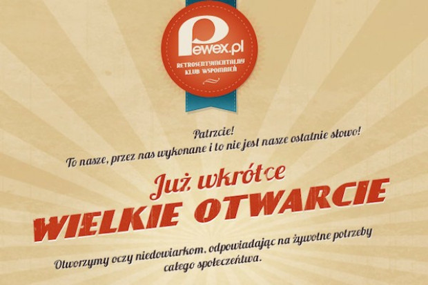 Pewex wraca na rynek handlowy. Otwarcie wkrótce