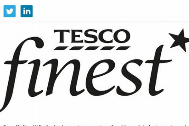 Fot. Tescoplc.com Tesco inwestuje w markę premium
