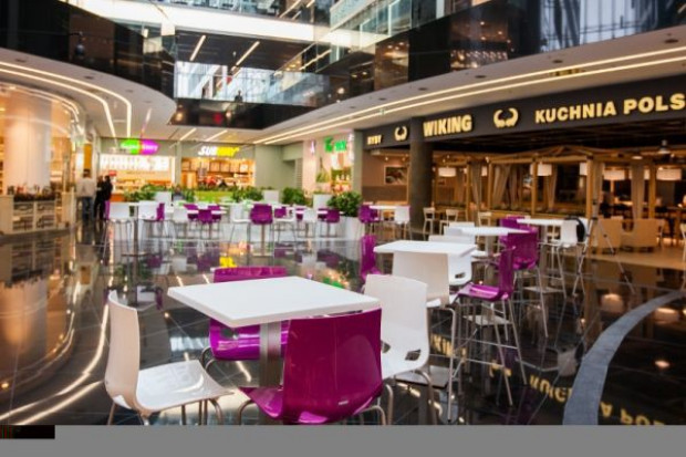 Strefy gastronomiczne w centrach handlowych dążą do stylu i designu