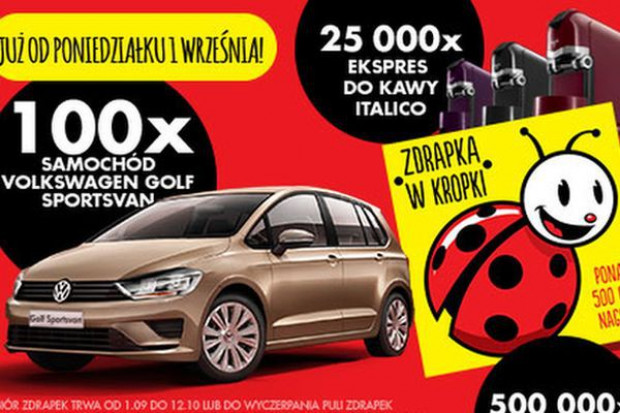 Wielka loteria Biedronki, fot. Biedronka Biedronka organizuje megaloterię aby zwiększyć sprzedaż