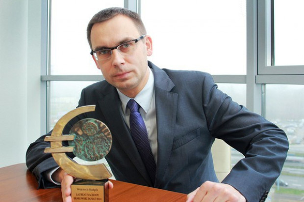 Wojciech Kuśpik, prezes PTWP/ fot. PTWP Nagroda Krakowski Dukat dla inicjatora Europejskiego Kongresu Gospodarczego