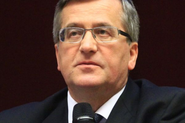 Bronisław Komorowski, prezydent RP (fot. zelaznastudio.pl) Komorowski bije Dudę, ale najmniej w gospodarce
