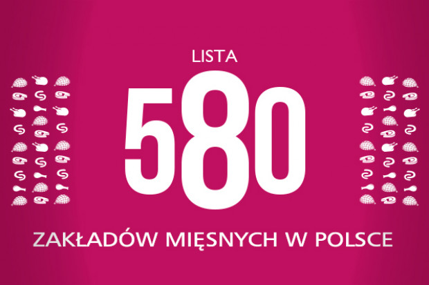 Lista 580 zakładów mięsnych w Polsce (nowa edycja 2013/2012)