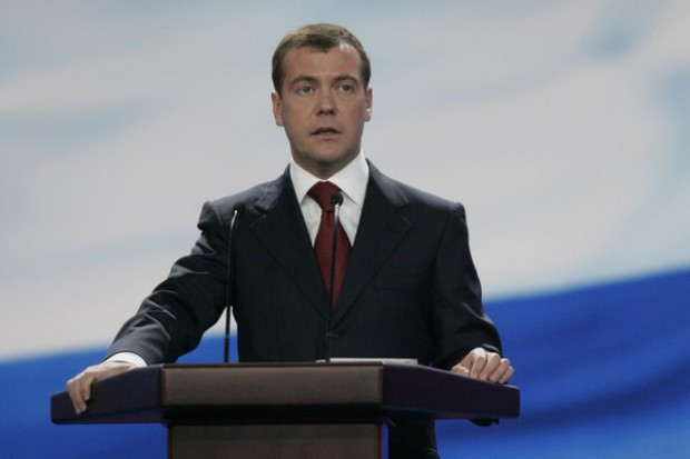 Dmitrij Miedwiediew, premier Rosji, fot. kremlin.ru/wikimedia, licencja Creative Commons Zakres embarga Rosji może się zmienić