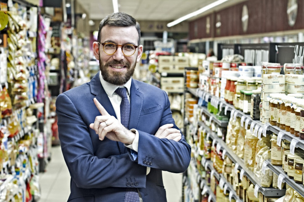 François Vincent, dyrektor ds. supermarketów i sklepów convenience w Carrefour Polska (fot. Paweł Pawłowski / zelaznastudio.pl) Carrefour planuje ekspansję sieci Galerie Alkoholi na całą Polskę - video