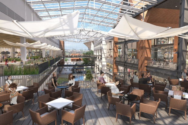 Wizualizacja CH Forum Gdańsk (grafika: materiały prasowe) Centrum handlowe Forum Gdańsk kompletuje najemców gastronomicznych