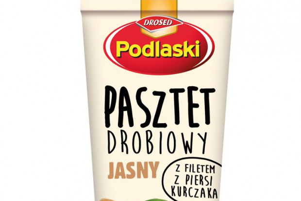 fot. Pasztet Podlaski w tubie; fot. materiały prasowe Drosed wprowadził Pasztet Podlaski w nowym opakowaniu - w tubie