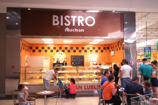 Bistro Auchan w Lublinie, fot. PTWP Auchan rozwija koncept Bistro Auchan