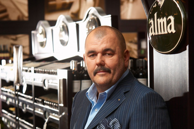 Prezes i wiodący akcjonariusz Almy Market Jerzy Mazgaj; fot. PTWP Gorsze wyniki Alma Market w I półroczu br.