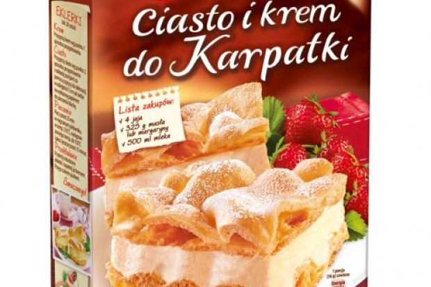 fot. materiały prasowe Dr. Oetker Ciasto i krem do karpatki - nowość od Dr. Oetkera