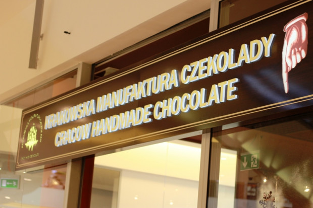 Lokal sieci Krakowska Manufaktura Czekolady; fot. za chocolate.krakow.pl Krakowska Manufaktura Czekolady rusza w Polskę