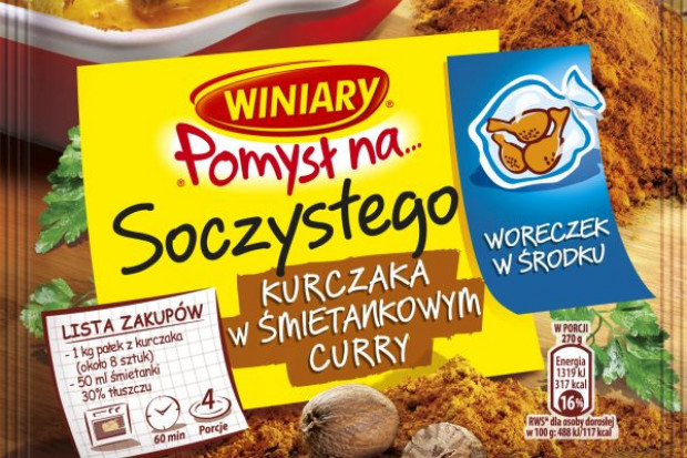 fot. Winiary Nowość Winiary Pomysł Na… soczystego kurczaka w śmietankowym curry