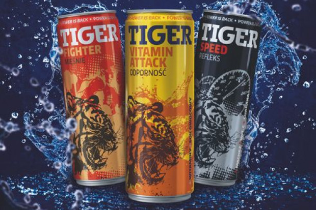 Nowości marki Tiger; fot. materiały prasowe Maspex: Konsument energy drinków wybiera produkty markowe; chętnie sięga po nowe smaki
